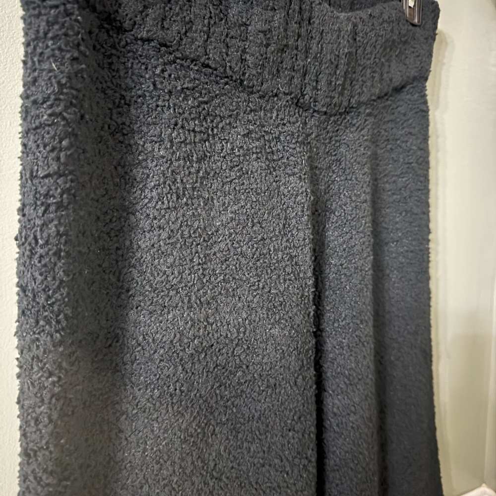 SKIMS Cozy Knit Boucle Fuzzy Teddy Wear Wide Leg Stretch Lounge Pants Large/XL - Picture 4 of 8